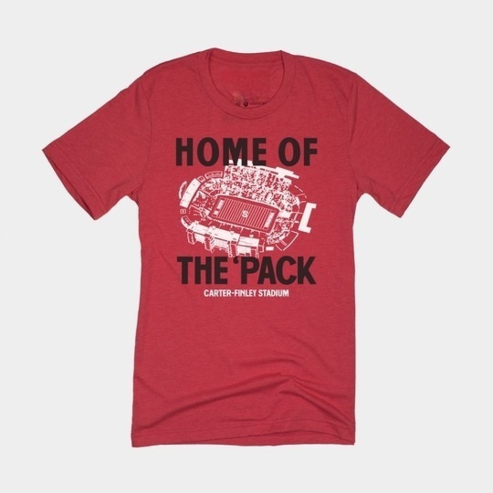 NC State Home Of The Pack Stadium Tee